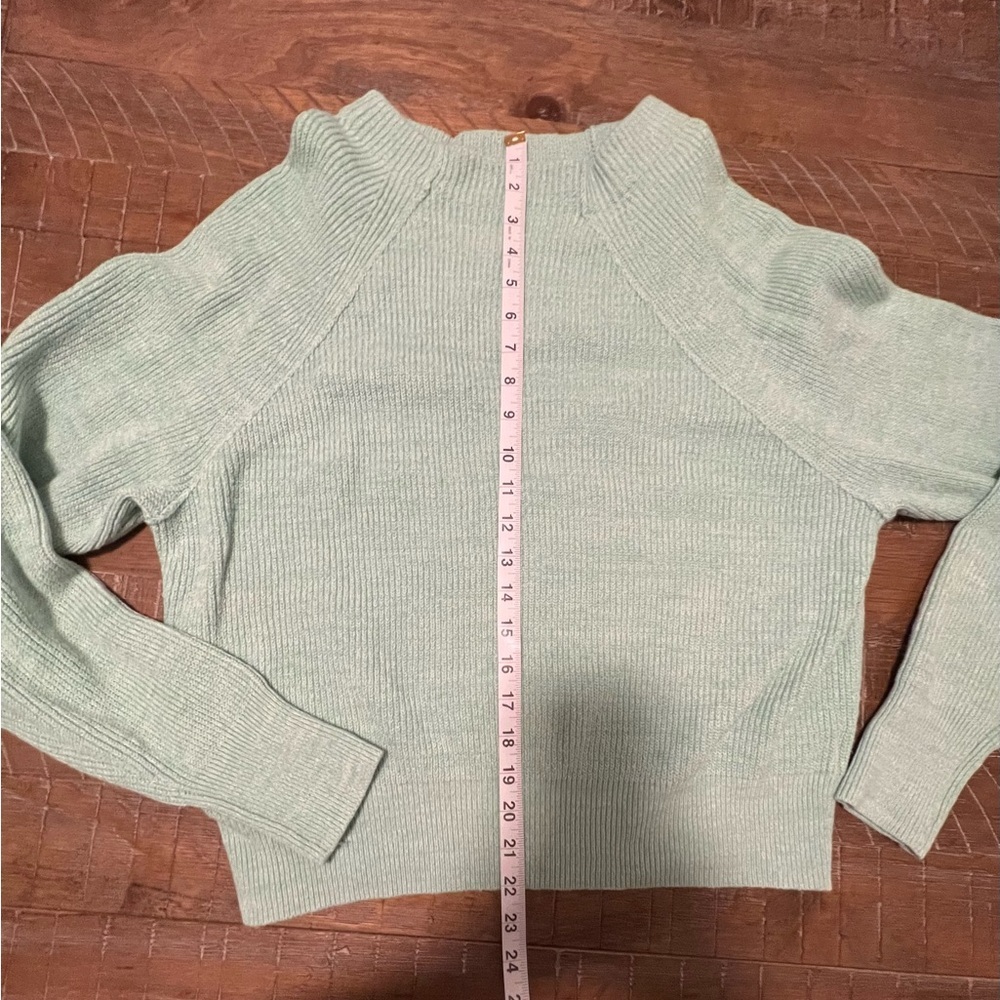 Free People Mint Green Too Good Pullover Sweater Size Large - Picture 7 of 10